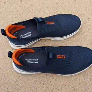 Men's Skechers GoWalk slip-in walking shoes, size 10. Barely worn.